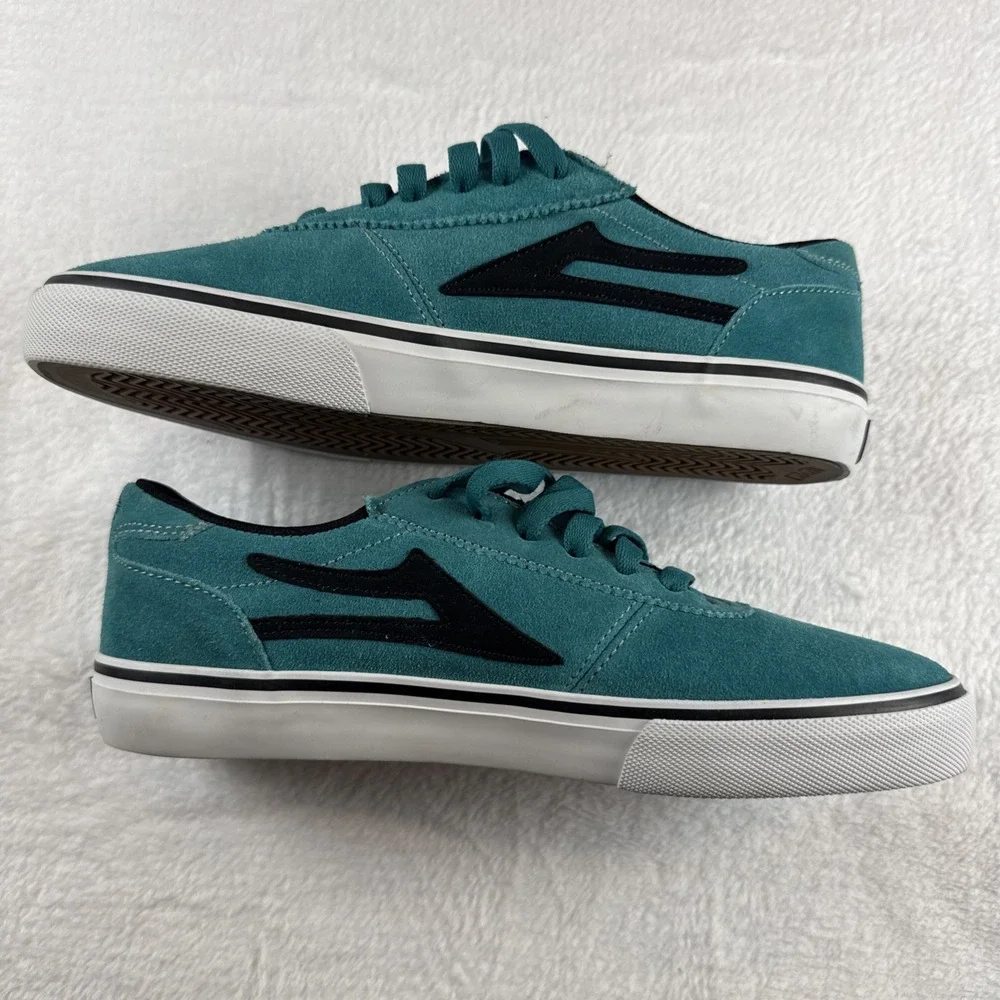 Lakai Suede Skate Shoes Manchester‎ Mens Size 7.5 Teal NEVER WORN